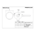 Frisch-Licht Væg- og Loftlampe DLR7454A.2084 rund, slagfast, omskiftelig IP54, hvid 