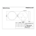 Frisch-Licht Pendel DLRZD7540A.3084 lille, direkte, omskiftelig IP40, hvid 