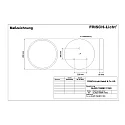 Pendel DLRZD7590MP.11083 omskiftelig, mikroprismatisk IP40, hvid 