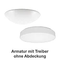 wall and ceiling luminaire ECO 7530 Ø 43,5cm IP40, white dimmable