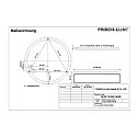 Frisch-Licht Væg- og Loftlampe DLZE7510M.1583M cylindrisk, multipower IP40, hvid dæmpbar