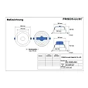 Frisch-Licht Downlight EDL2220FA.2083 stor, rund, med reflektor IP20, hvid 