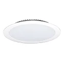 LED Recessed Downlight, 48W, 3000K, 4000lm, IP44, very flat, white
