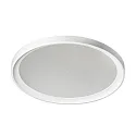 recessed luminaire Ø 17cm round, DALI controllable, microprismatic IP65, white dimmable 15W 1800lm 3000K 60° 60°