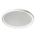 recessed luminaire Ø 22,5cm round, DALI controllable, microprismatic IP65, white dimmable 20W 2500lm 3000K 60° 60°
