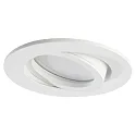 LED Recessed Downlight, GU10, 7W, 4000K, 600lm, IP20, swivelling, chrome