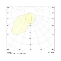 Frisch-Licht Gitterlampe ERL111151T.2584 asymmetrisk stråling, omskiftelig IP20, hvid 