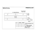 Frisch-Licht Indbygningslampe ERL131210A.4284 omskiftelig IP40, hvid  39W 4200lm 4000K 115° 115°