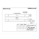 Frisch-Licht Lampe til arbejdsstation ERL131210MP.3983DA DALI styrbar, UGR < 19, mikroprismatisk IP40, hvid dæmpbar