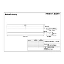 Frisch-Licht LED Recessed grid luminaire, asymmetrical, 50W, 4000K, 5000lm, IP20, white