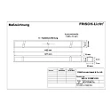 Frisch-Licht Lampe til arbejdsstation ERL141210MP.5183 UGR < 19, omskiftelig, mikroprismatisk IP40, hvid 