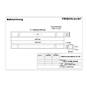 Frisch-Licht Lampe til arbejdsstation ERL141210MP.5184DA DALI styrbar, UGR < 19, mikroprismatisk IP40, hvid dæmpbar