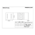 Frisch-Licht Lampe til arbejdsstation ERL411152H.3883L til VDU-arbejdsstation, omskiftelig IP20, hvid dæmpbar