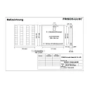 Frisch-Licht Lampe til arbejdsstation ERLE411854H.6483M 4-fold, UGR < 19, multipower IP20, hvid dæmpbar
