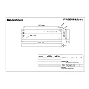 Frisch-Licht LED Halls area luminaire up to 8m, 45W, 4000K, 6900lm, IP40, white