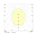 Overfladearmatur HFL333240HS.26084 omskiftelig IP40, hvid 