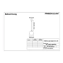 Pendel KPL6300G.2884EDDA DALI styrbar IP40, rustfrit stål børstet dæmpbar