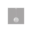 LED Ball Pendant luminaire glass, 44W, 3000K, 5200lm, IP40, white