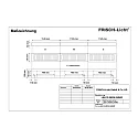 Frisch-Licht Lysbånd centret element LBA134500H.3484M direkte, UGR < 19, omskiftelig IP20, hvid 