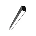 Lysbøjle MICROPAL®, UGR<19 / 567MM / 830 overflademonteret version, DALI styrbar, direkte IP40, sort dæmpbar