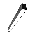 Lysbøjle MICROPAL®, UGR<19 / 1407MM / 830 overflademonteret version, DALI styrbar, direkte IP40, sort 