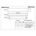 Lysbøjle MICROPAL®, UGR<19 / 1407MM / 840 overflademonteret version, DALI styrbar, direkte IP40, sort 