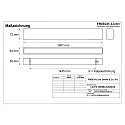 Frisch-Licht Lysbøjle MICROPAL®, UGR<19 / 1687MM / 840 overflademonteret version, DALI styrbar, direkte IP40, sort dæmpbar