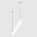 Lysbøjle MICROPAL®, UGR<19 / 1127MM / 840 direkte, multipower, med suspensionssæt IP40, hvid 