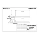 Frisch-Licht LED Pendant luminaire direct / indirect, 28W, 4000K, 4000lm, IP20, white