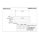 Frisch-Licht Pendel PLN131860MP.4083DA DALI styrbar, direkte / indirekte, UGR < 19, mikroprismatisk IP20, hvid dæmpbar