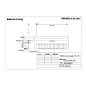 LED Pendant grid luminaire direct / indirect, 67W, 4000K, 8700lm, IP20, UGR < 19, white