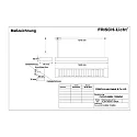 LED Pendant grid luminaire direct / indirect, 84W, 4000K, 11000lm, IP20, UGR < 19, DALI dimmable, white