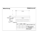 Frisch-Licht LED Pendant grid luminaire direct / indirect, 49W, 3000K, 6400lm, IP20, UGR < 19, white