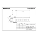Frisch-Licht LED Pendant grid luminaire direct / indirect, 49W, 4000K, 6400lm, IP20, UGR < 19, DALI dimmable, white