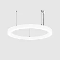 Pendel Ø 80CM DALI styrbar, CCT Switch, direkte / indirekte, UGR < 19, ringform IP40, hvid dæmpbar