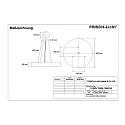 Pendel PLRZN7590A.15083DA DALI styrbar, direkte / indirekte IP40, hvid dæmpbar