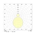 Pendel PLRZN7590A.15083DA DALI styrbar, direkte / indirekte IP40, hvid dæmpbar