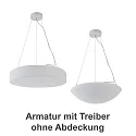 Pendel PREMIUM 7530 Ø 43,5cm IP20, hvid dæmpbar