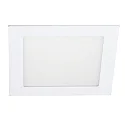 Indbygget downlight FLAT / 30X30CM firkantet, CCT Switch, UGR < 19, ekskl. strømforsyning IP54, hvid dæmpbar