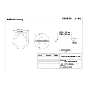 Frisch-Licht Downlight SDL2451A.1583DA rund, DALI styrbar IP40, hvid dæmpbar