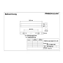 Frisch-Licht LED Mirror luminaire, 15W, IP40, 4000K, 1500lm, white