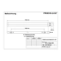 Spejllampe SPL141460A.3283 stor, omskiftelig IP40, hvid 