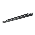 3-faset lampe 60cm multipower, medium strålende IP20, pulverlakeret, sort 
