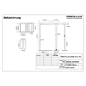 Frisch-Licht Standerlampe MICROPAL®, UGR<16 med sensor, direkte / indirekte, programmerbar, med touch-dæmper IP20, hvid dæmpbar