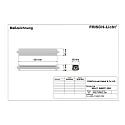 Frisch-Licht Fugttæt armatur WNL119466PC.1384 lille, 3-polet, slagfast IP66, grå 