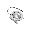 LED Indbygningsspot SR 68-LED, IP44, 350mA, CRi >90m UGR<19, kardan svingende 20°, 4.8W 2700K 35°, Chrom matt