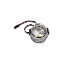 Recessed LED spot SR 45-LED, IP44, 350mA, swiveling 20°, 4.8W 4000K, inox look