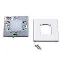 LED Væg Indbygningslampe LED Wall F til Indbygnings- og hulrumsdåser, IP20, 7.5 x 7.5cm, 230V, 1.8W 3000K 90lm, hvid