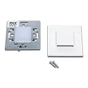LED Væg Indbygningslampe LED Wall Up&Down til Indbygnings- og hulrumsdåser, IP20, 7.5 x 7.5cm, 230V, 1.8W 3000K 90lm, hvid