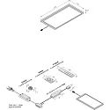 Flad LED Skab armatur Dynamic LED Sky, IP20, 6W 2700-5000K 255lm 110°, rustfrit stål look